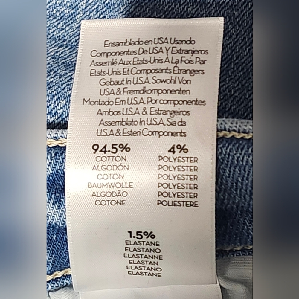 MOTHER The Midrise Dazzler Ankle Fray Denim Stetch Jeans 29 - Picture 6 of 7